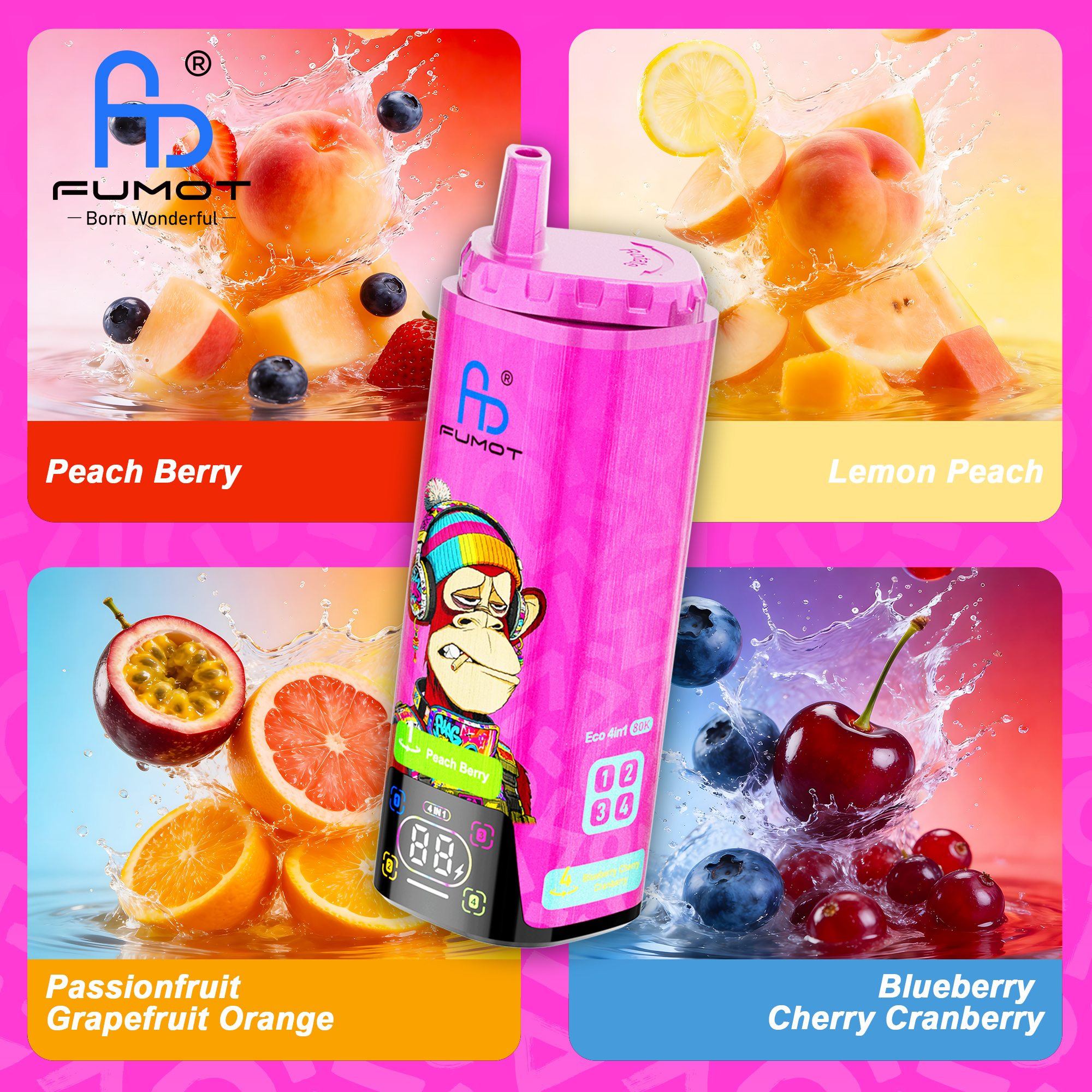 Fumot Eco 4in1 80k-puffs-2% - Ibvape